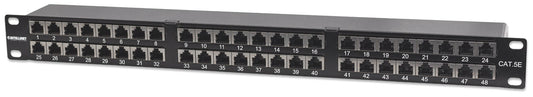 Cat5e 48-Port Patchpanel, geschirmt, 1 HE Image 1