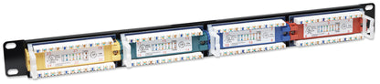 Cat5e 24-Port Patchpanel, farbkodiert, 1 HE Image 4