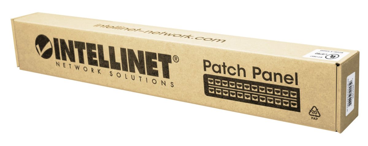 Cat6 24-Port Patchpanel, 1 HE Packaging Image 2