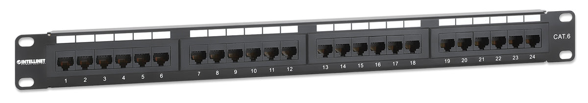 Cat6 24-Port Patchpanel, 1 HE Image 3