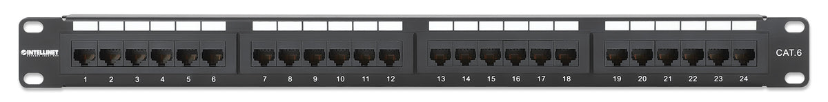 Cat6 24-Port Patchpanel, 1 HE Image 4