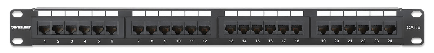 Cat6 24-Port Patchpanel, 1 HE Image 4