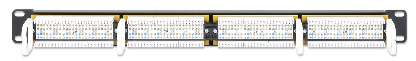 Cat6 24-Port Patchpanel, 1 HE Image 5