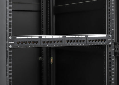 Cat6 24-Port Patchpanel, 1 HE Image 6
