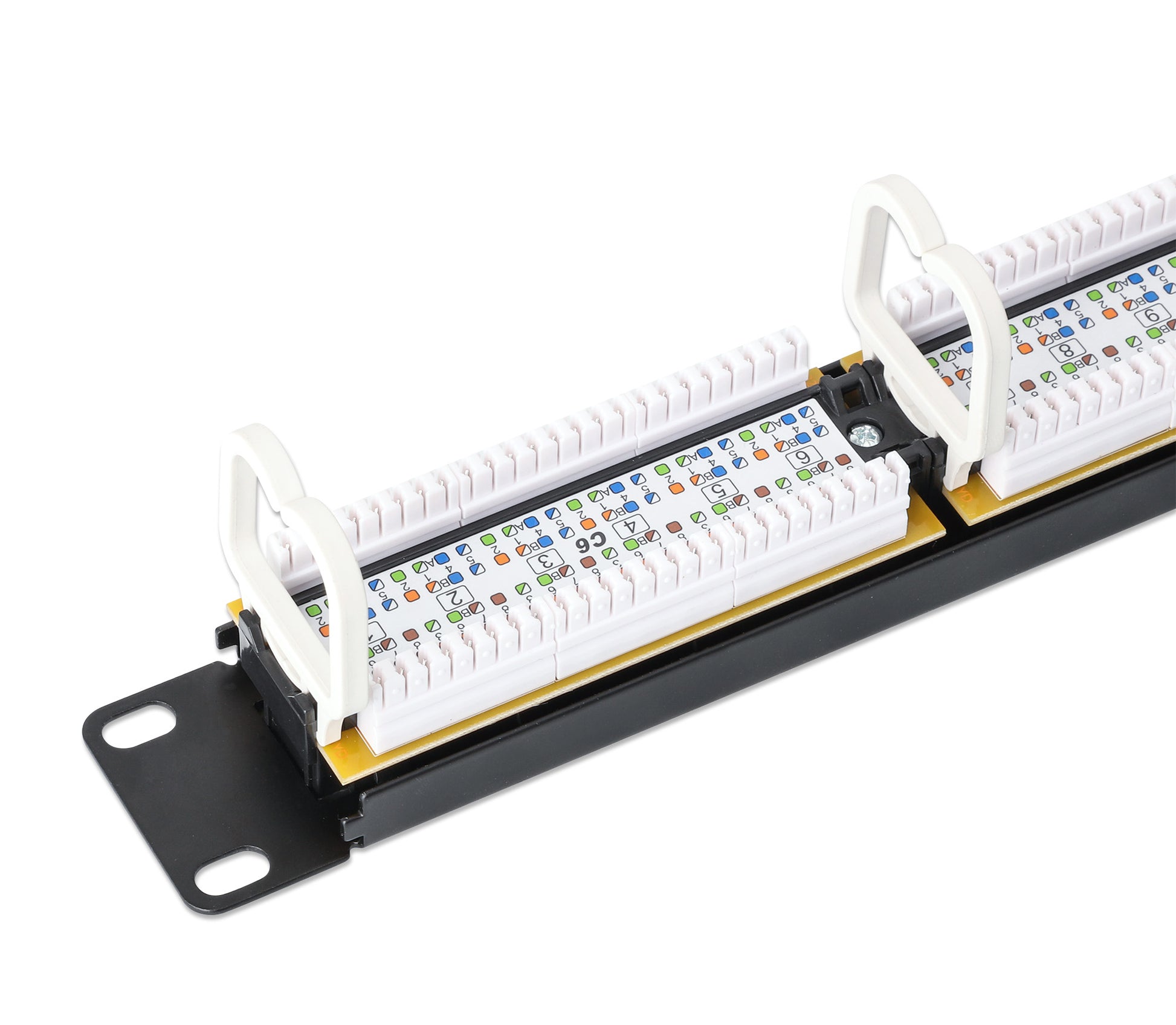 Cat6 24-Port Patchpanel, 1 HE Image 7