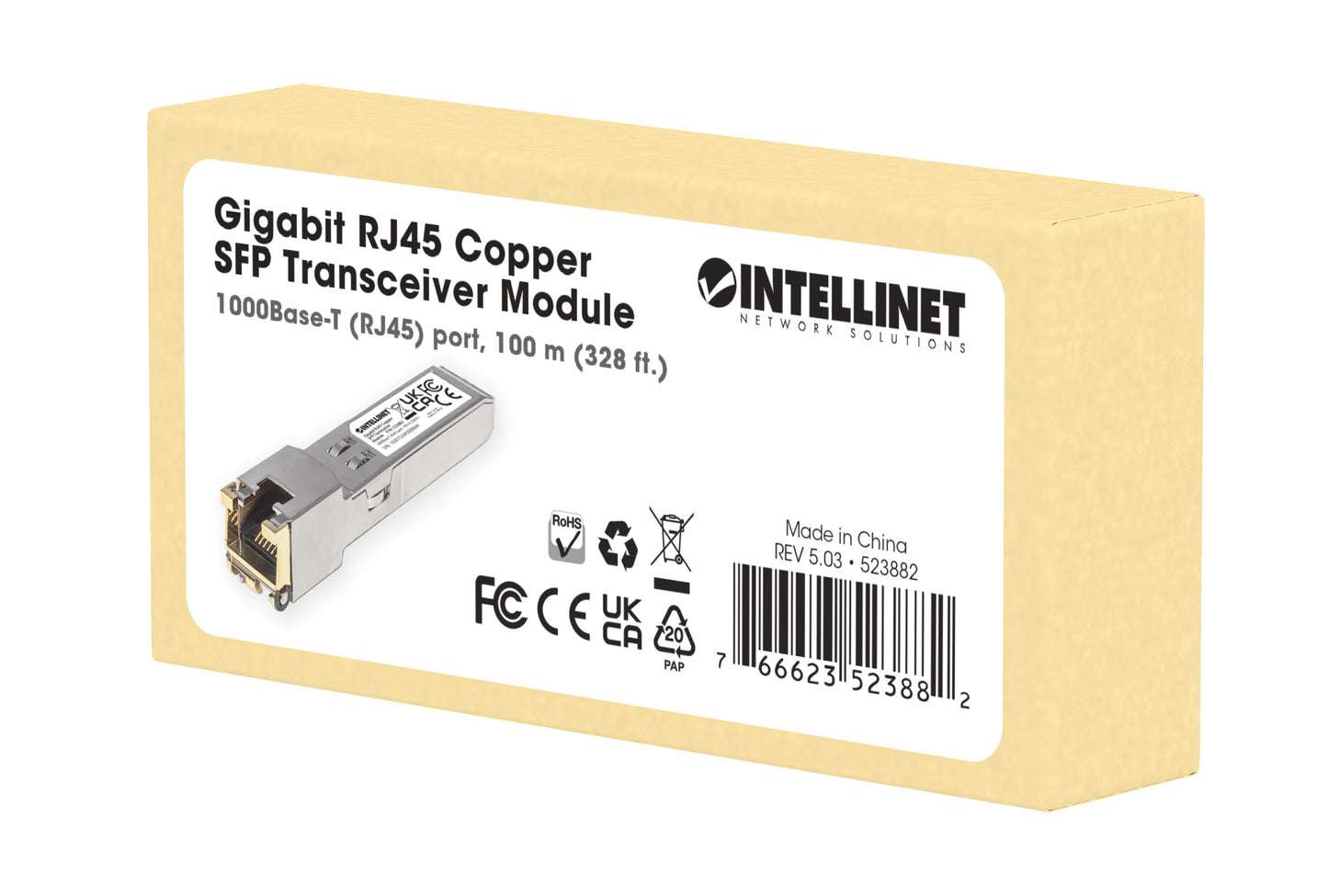 Gigabit SFP-Modul / Mini-GBIC Transceiver für RJ45-Kabel Packaging Image 2