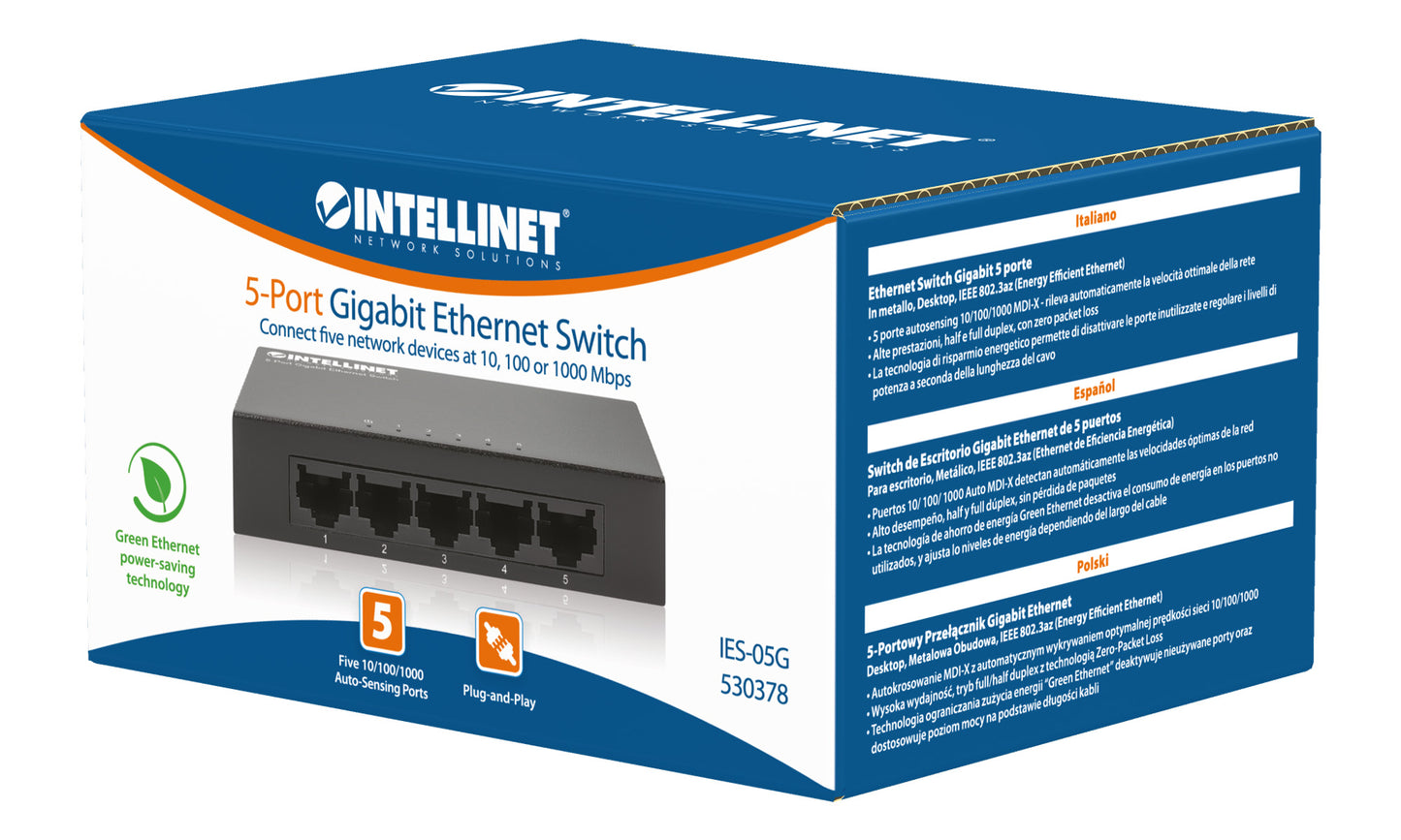 5-Port Gigabit Ethernet Switch Packaging Image 2