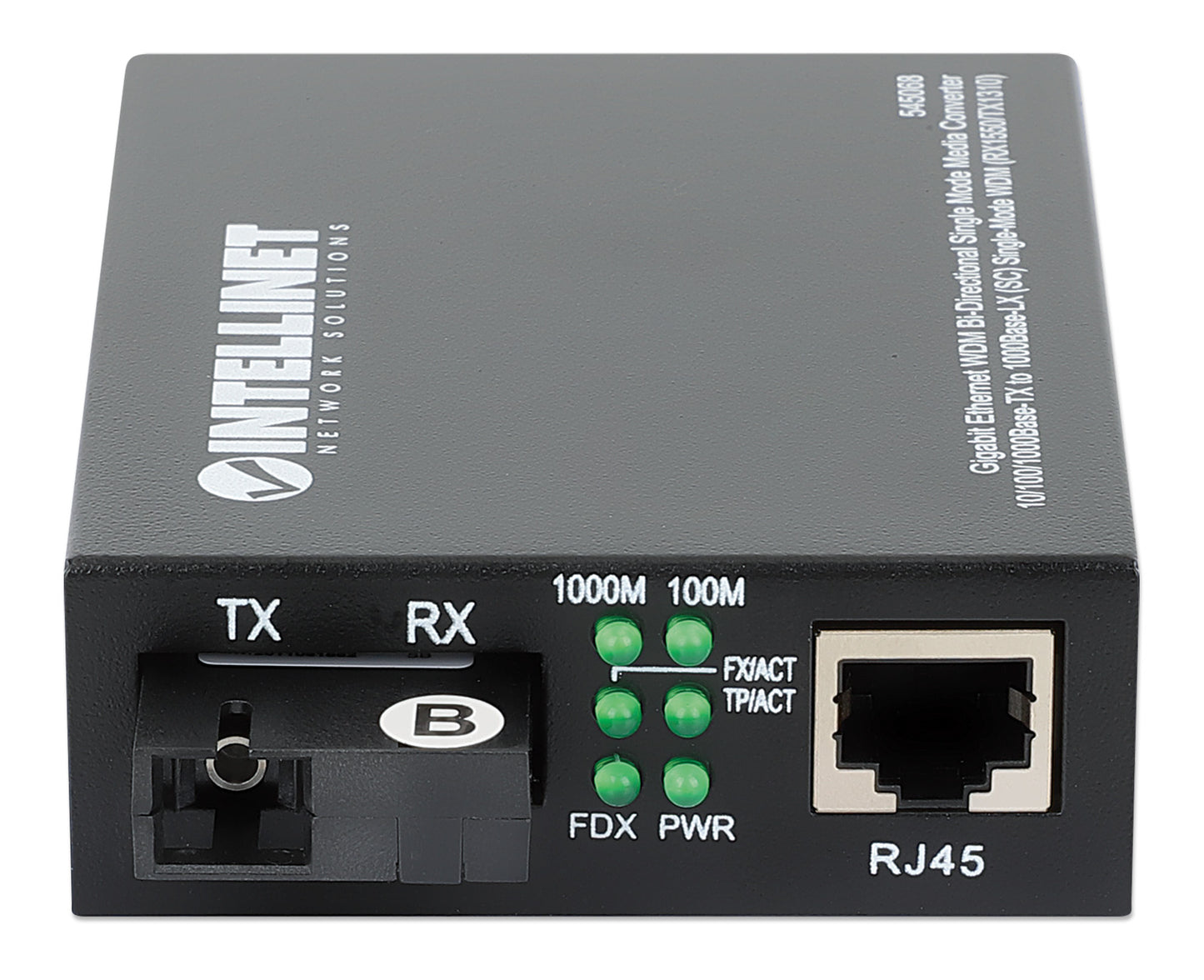 Gigabit Ethernet WDM bidirektionaler Singlemode Medienkonverter Image 3