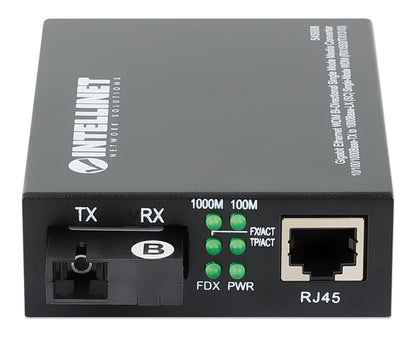 Gigabit Ethernet WDM bidirektionaler Singlemode Medienkonverter Image 3