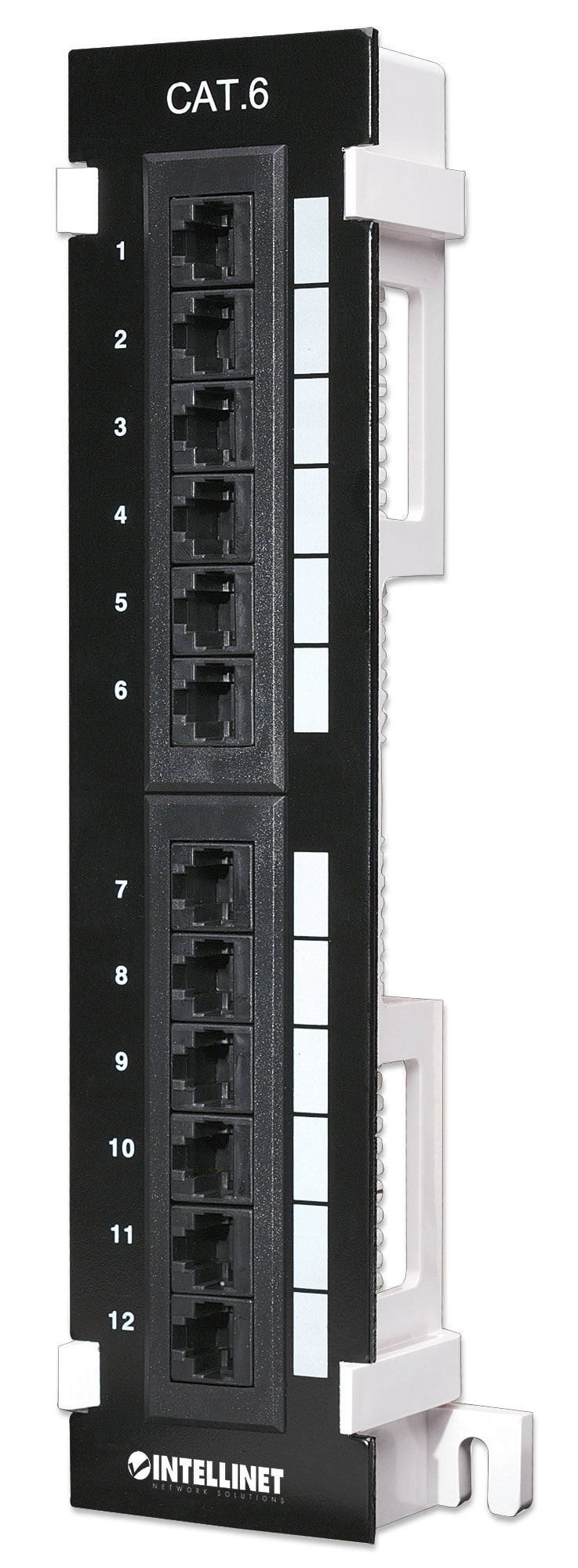 Cat6 12-Port Patchpanel zur Wandmontage Image 1