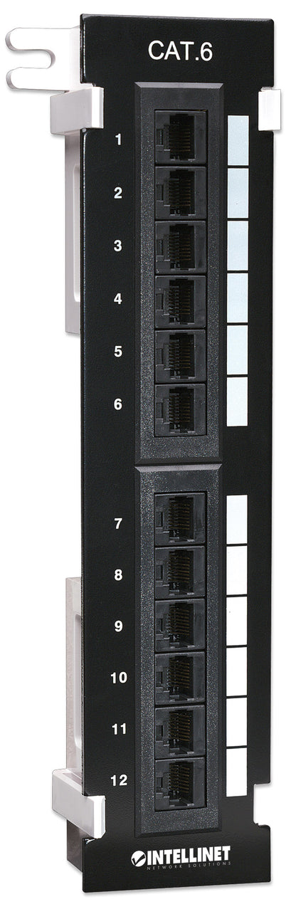 Cat6 12-Port Patchpanel zur Wandmontage Image 2
