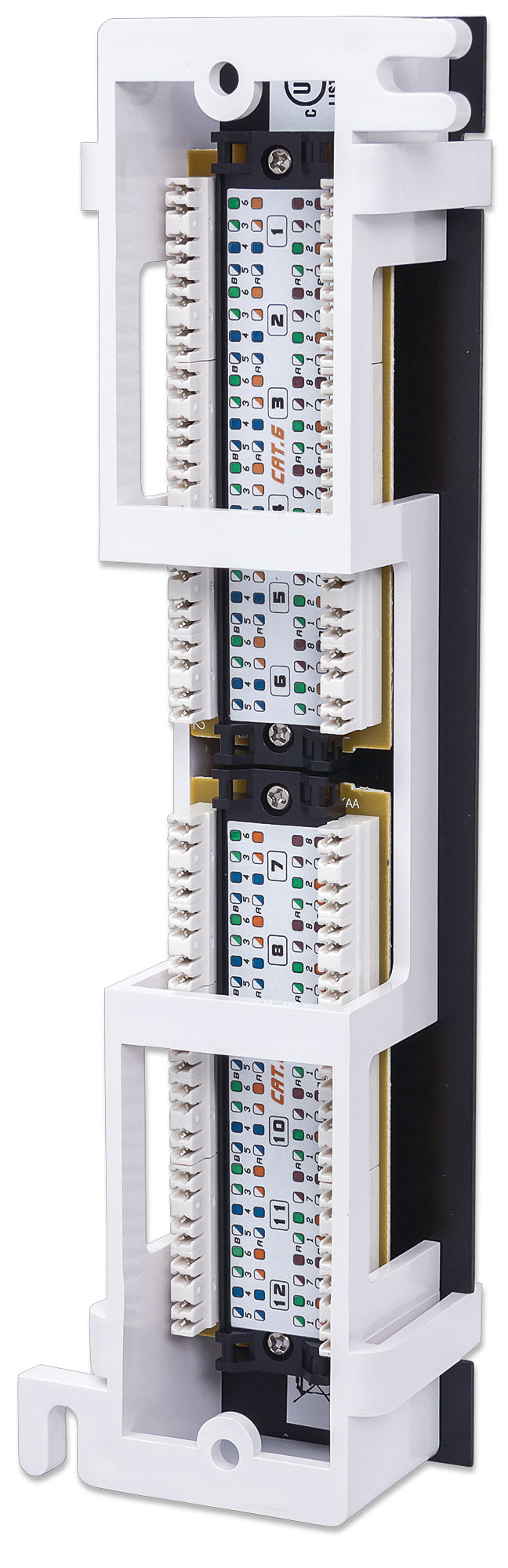 Cat6 12-Port Patchpanel zur Wandmontage Image 3