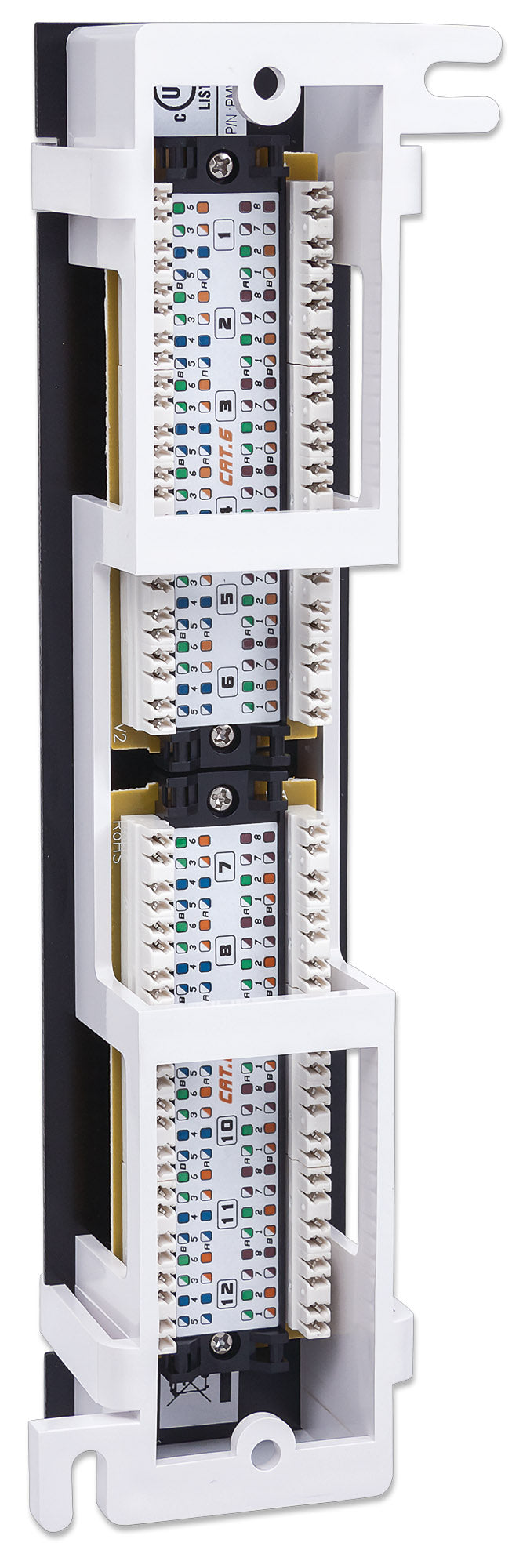 Cat6 12-Port Patchpanel zur Wandmontage Image 4