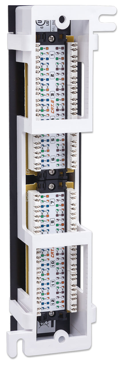 Cat6 12-Port Patchpanel zur Wandmontage Image 4