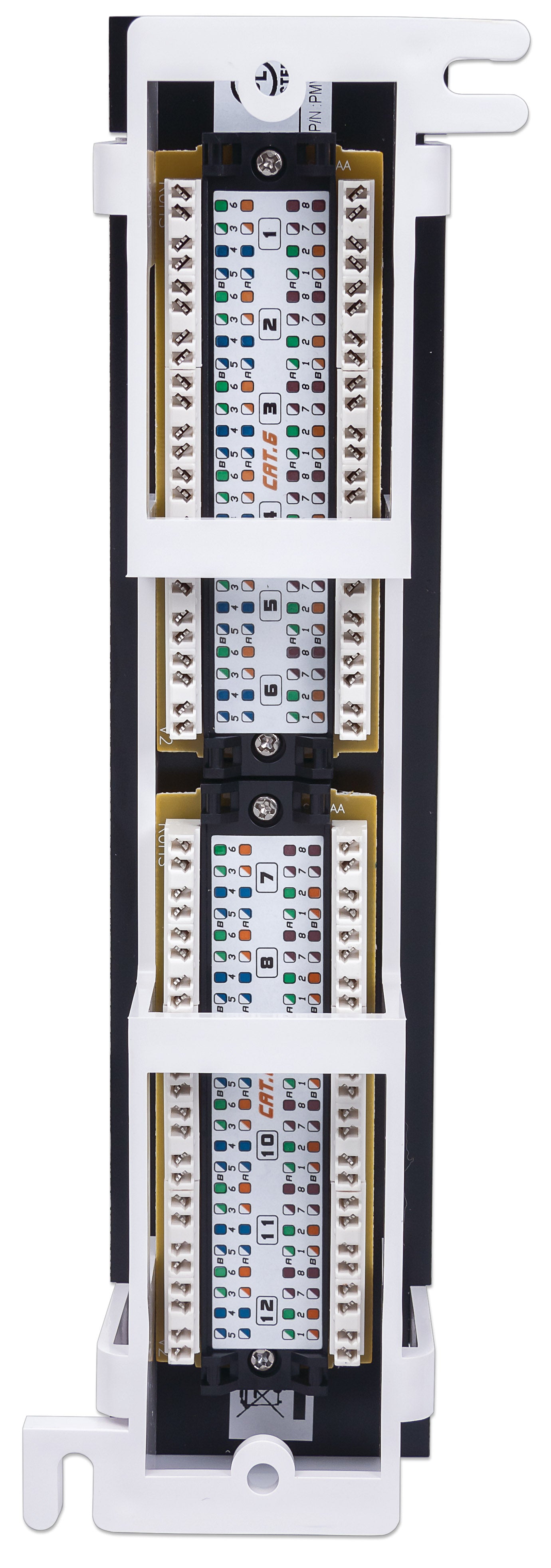 Cat6 12-Port Patchpanel zur Wandmontage Image 6