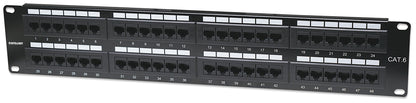 Cat6 48-Port Patchpanel, 2 HE Image 1