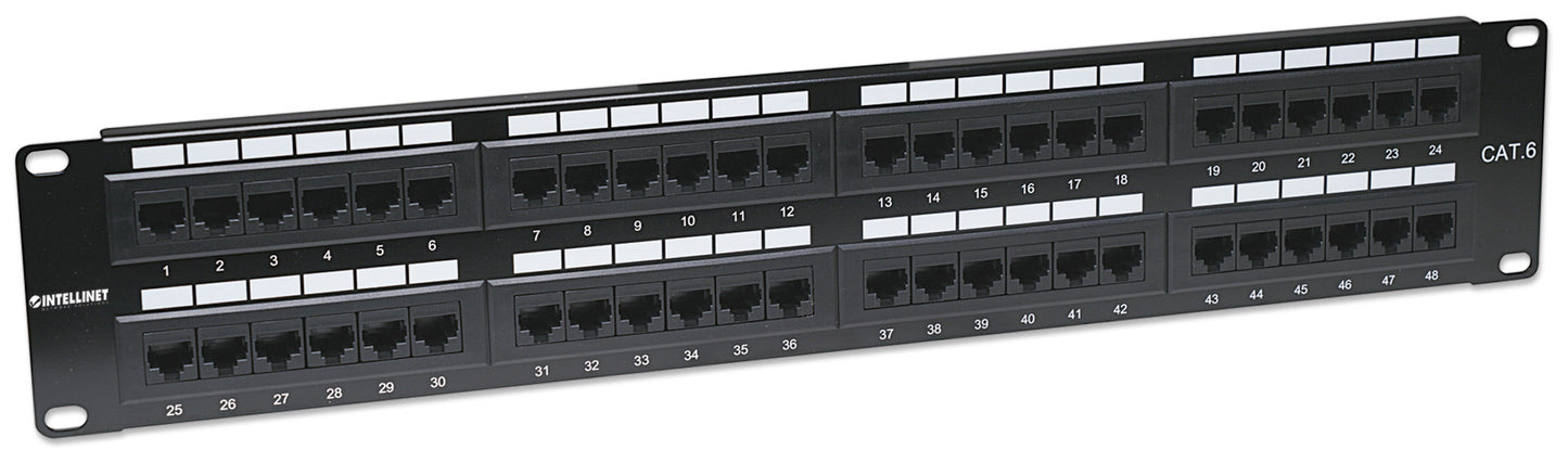 Cat6 48-Port Patchpanel, 2 HE Image 3