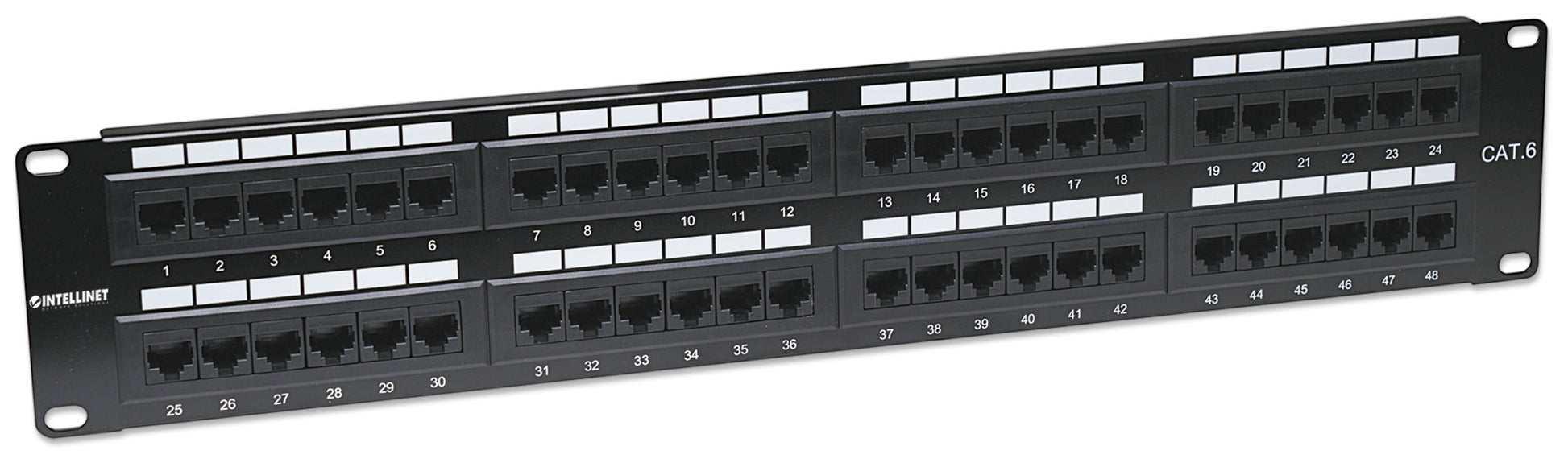 Cat6 48-Port Patchpanel, 2 HE Image 3