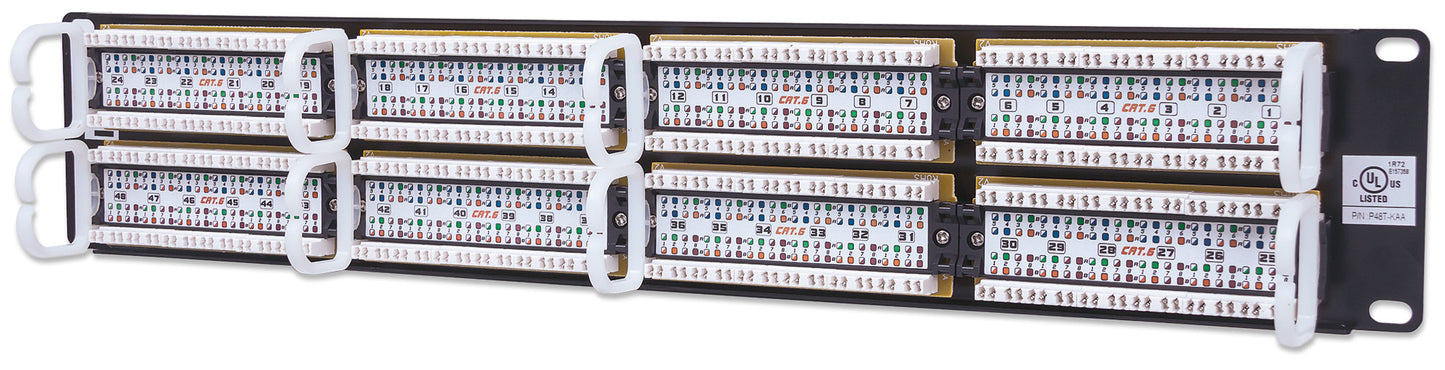 Cat6 48-Port Patchpanel, 2 HE Image 4