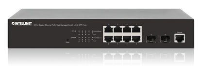 8-Port Gigabit Ethernet PoE+ Web-Managed Switch mit 2 SFP-Ports Image 6
