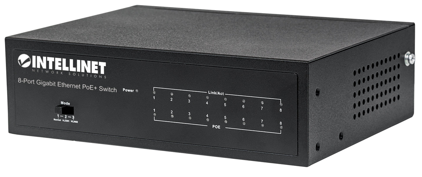 8-Port Gigabit Ethernet PoE+ Switch Image 1