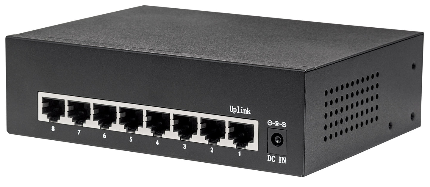 8-Port Gigabit Ethernet PoE+ Switch Image 5