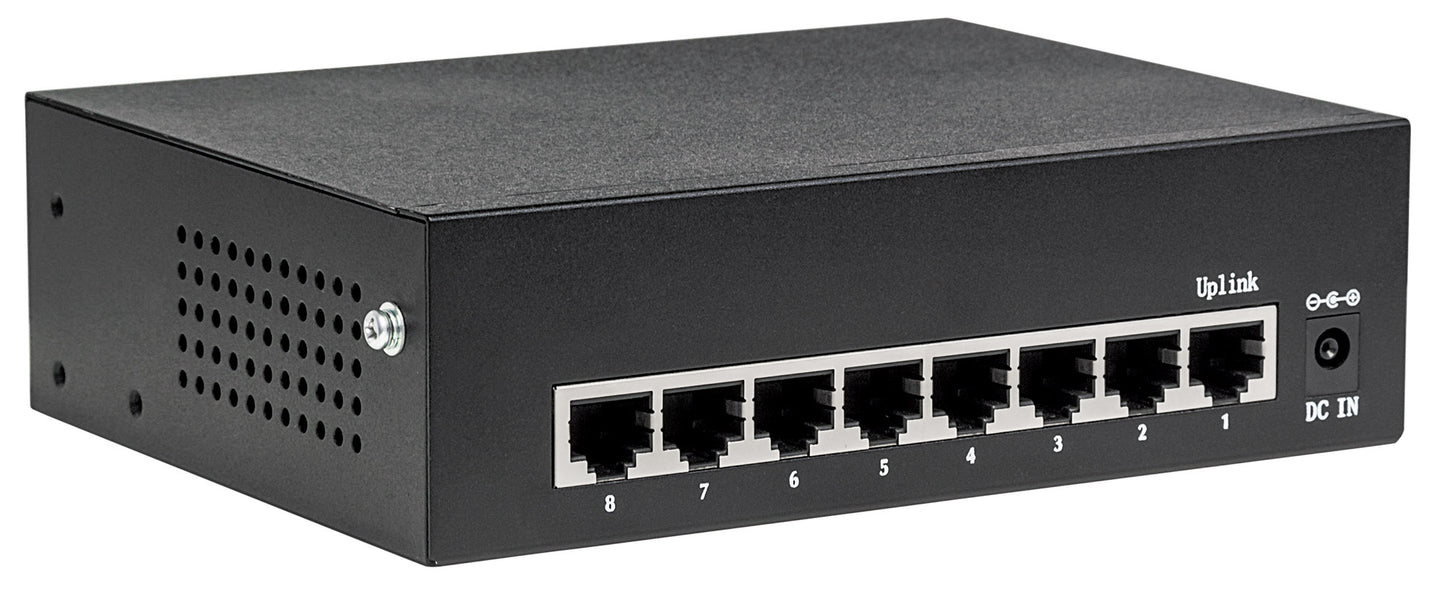 8-Port Gigabit Ethernet PoE+ Switch Image 6