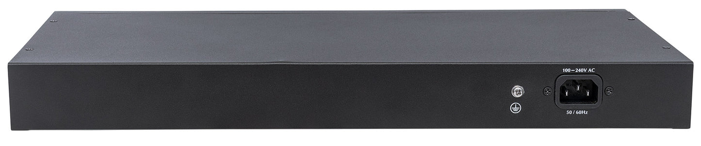 24-Port Gigabit Ethernet PoE+ Switch mit 2 SFP-Ports und LCD-Anzeige Image 5