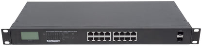 16-Port Gigabit Ethernet PoE+ Switch mit 2 SFP-Ports und LCD-Anzeige Image 7