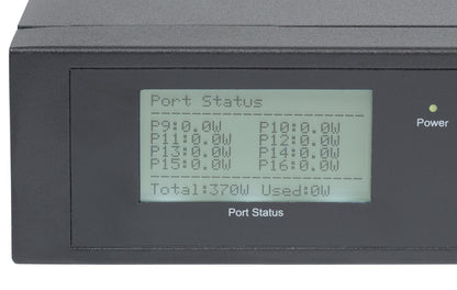 16-Port Gigabit Ethernet PoE+ Switch mit 2 SFP-Ports und LCD-Anzeige Image 8