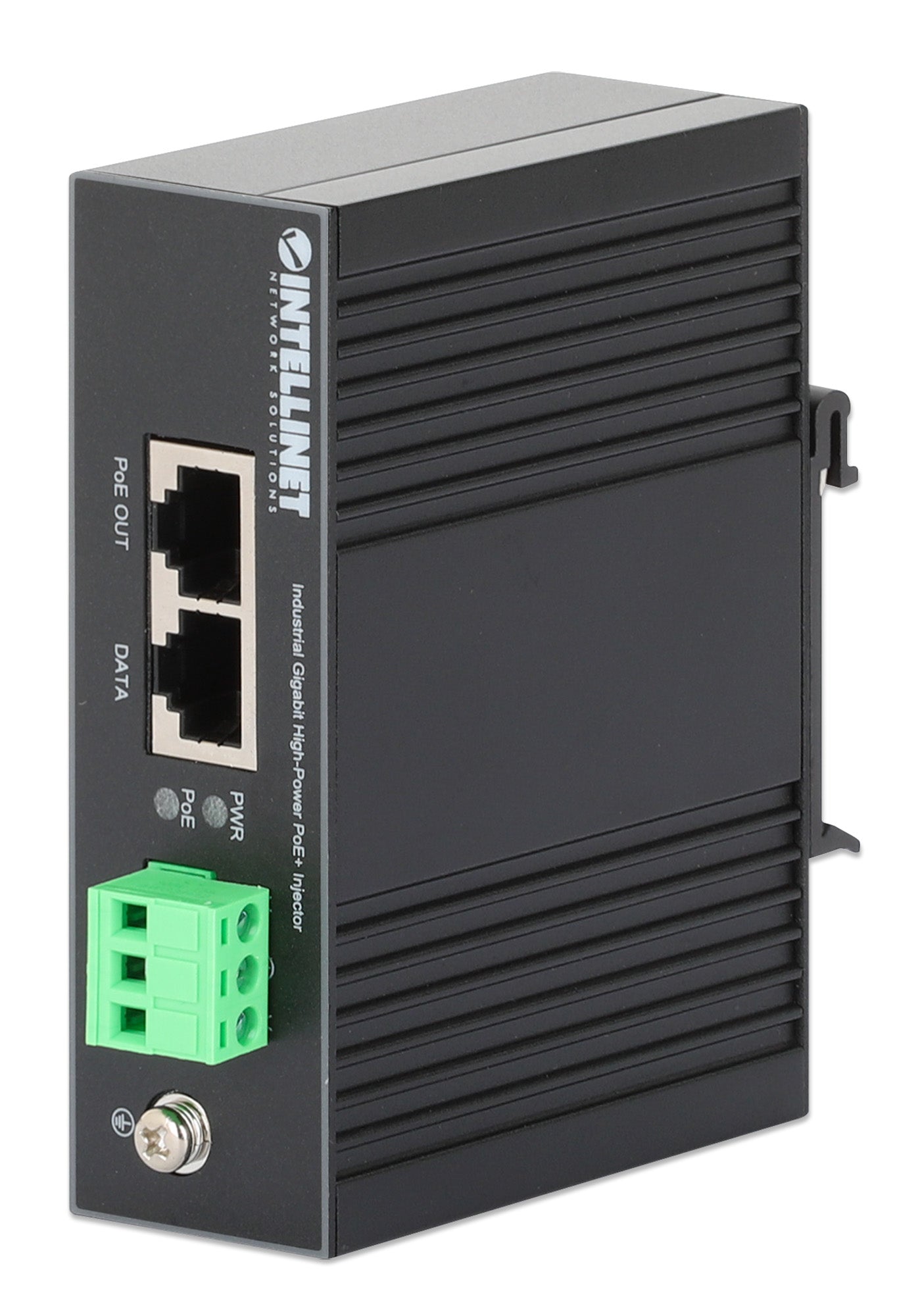 Gigabit High-Power PoE+ Industrie-Injektor Image 1