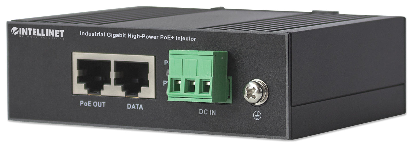 Gigabit High-Power PoE+ Industrie-Injektor Image 3