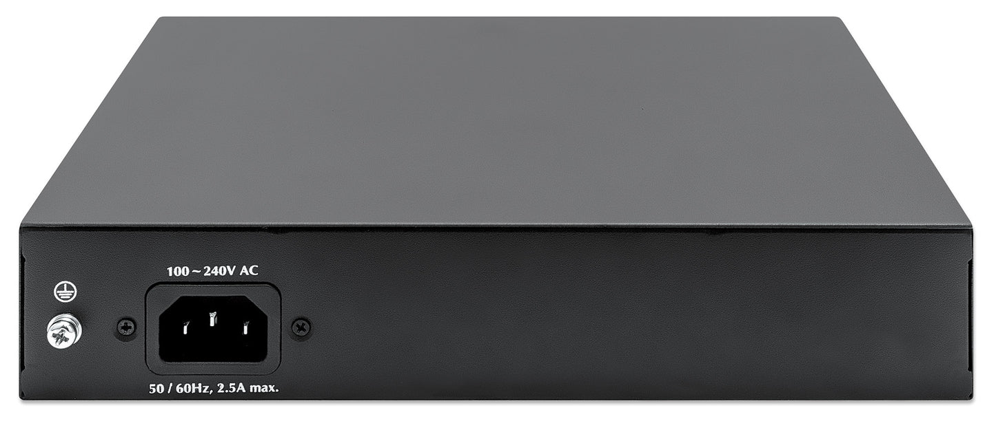 8-Port Gigabit Ethernet PoE+ Switch mit 2 RJ45 Gigabit Uplink-Ports Image 5