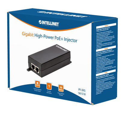 Gigabit High-Power PoE+ Injektor Packaging Image 2