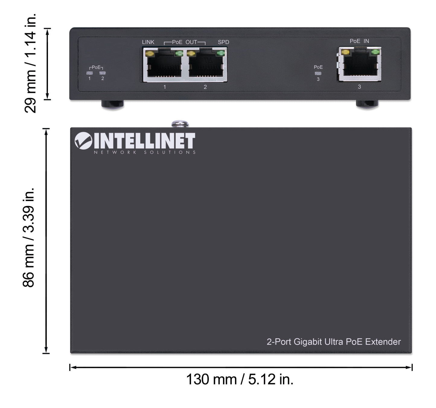 2-Port Gigabit Ultra PoE Extender Image 6