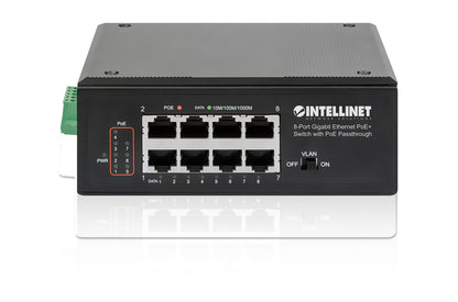 PoE-Powered 8-Port PoE+ Gigabit Industrie-Switch mit PoE-Passthrough Image 5