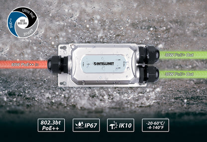 2-Port Outdoor Gigabit PoE++ Extender mit Vandalismusschutz Image 9