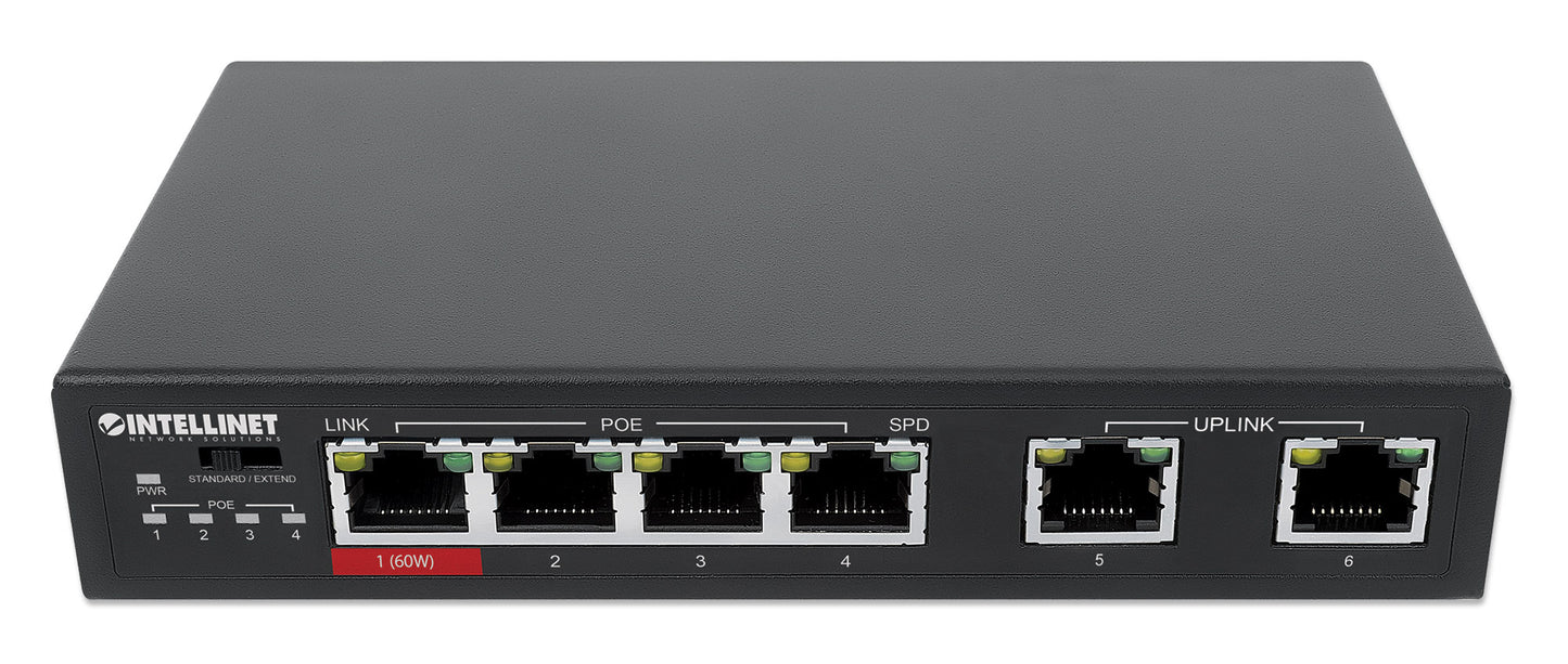 6-Port Fast Ethernet Switch mit 4 PoE-Ports (1 x High-Power PoE) Image 4
