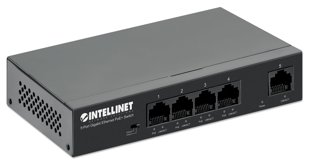 5-Port Gigabit Ethernet PoE+ Switch