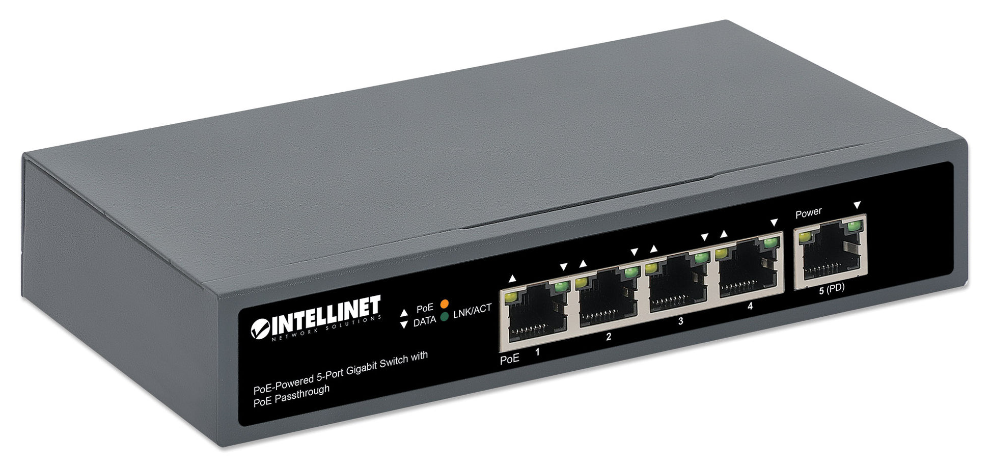 PoE-Powered 5-Port Gigabit Switch mit PoE-Passthrough Image 3