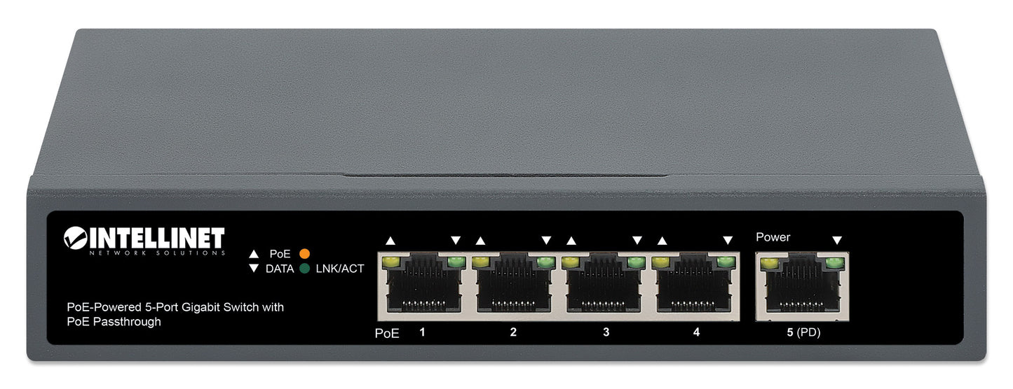 PoE-Powered 5-Port Gigabit Switch mit PoE-Passthrough Image 4