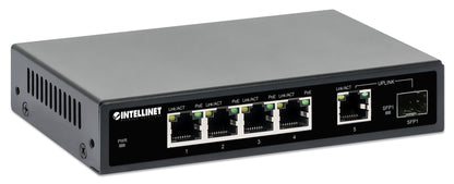 5-Port Gigabit Ethernet PoE+ Switch mit SFP-Port Image 3