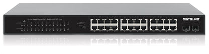 24-Port Gigabit Ethernet PoE+ Switch mit 2 SFP-Ports Image 6