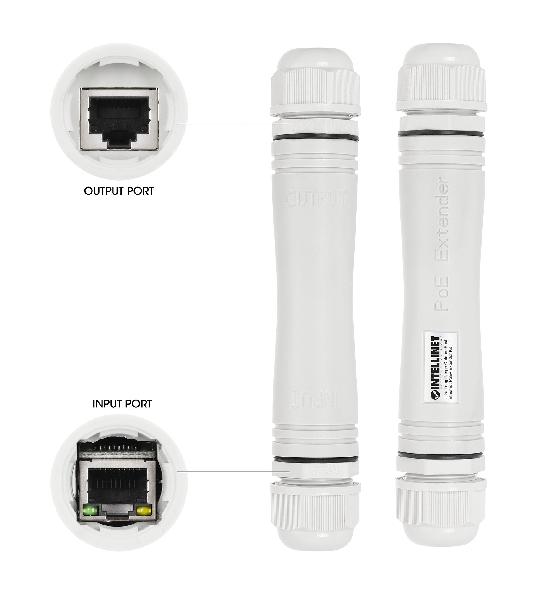 Ultra Long Range Outdoor Fast Ethernet PoE+ Extender Set Image 7