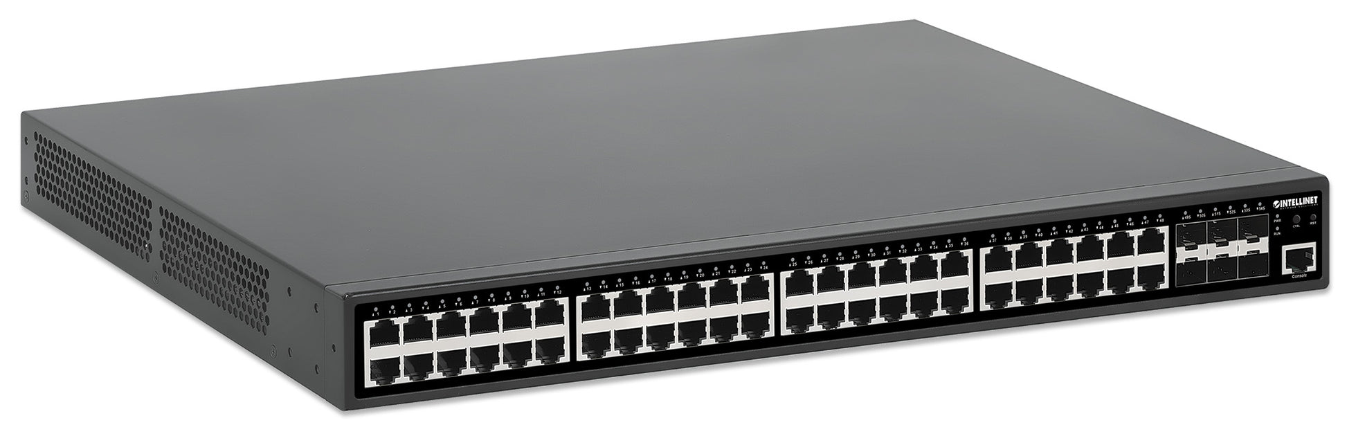 54-Port L2+ Fully Managed PoE+ Switch mit 48 Gigabit Ethernet-Ports und 6 SFP+ Uplinks Image 3