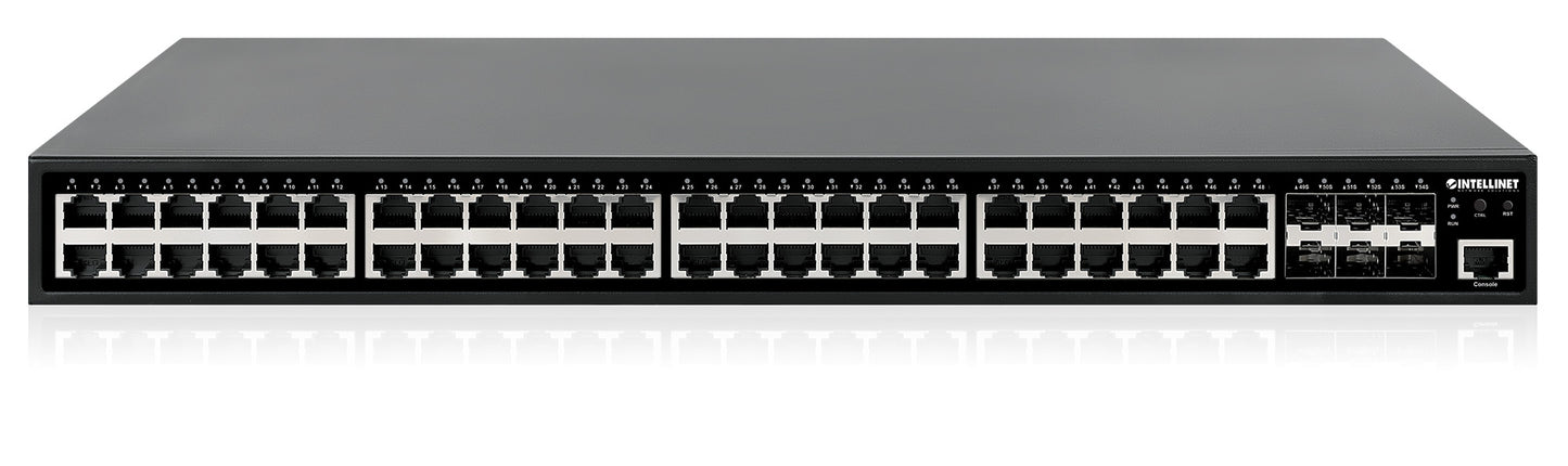 54-Port L2+ Fully Managed PoE+ Switch mit 48 Gigabit Ethernet-Ports und 6 SFP+ Uplinks Image 6