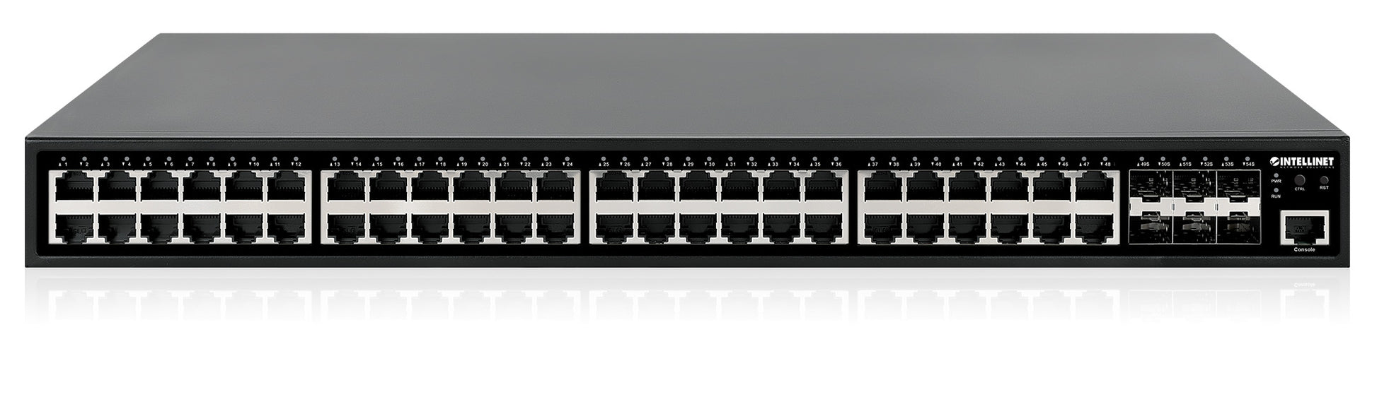 54-Port L2+ Fully Managed PoE+ Switch mit 48 Gigabit Ethernet-Ports und 6 SFP+ Uplinks Image 6