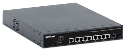 10-Port L2+ Fully Managed PoE++ Switch mit 8 Gigabit Ethernet-Ports und 2 SFP-Uplinks Image 3