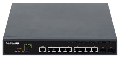 10-Port L2+ Fully Managed PoE++ Switch mit 8 Gigabit Ethernet-Ports und 2 SFP-Uplinks Image 4