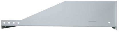19" Fachboden zur Frontmontage, 2 HE, 350 mm Tiefe, grau Image 4